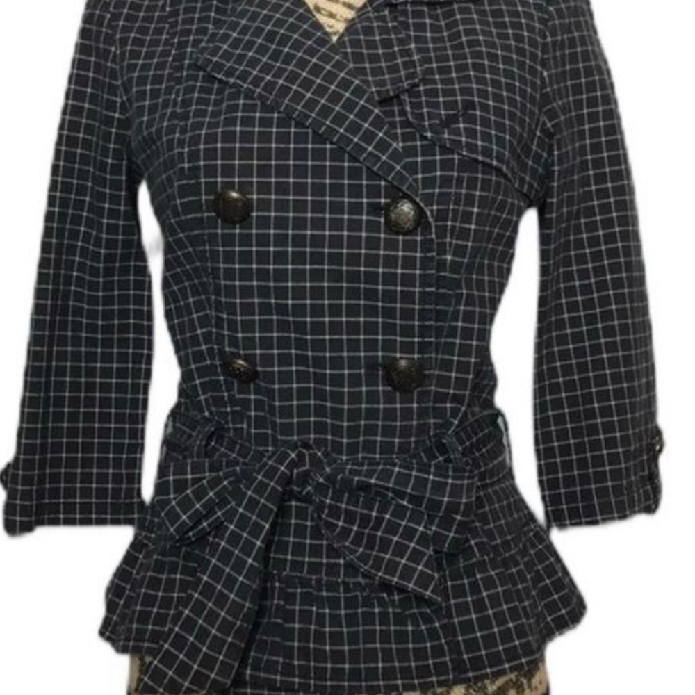Guess double breasted belted jacket - Picture 3 of 8